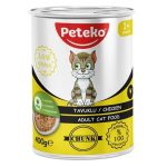 12 Adet Peteko Parça Tavuklu Yetişkin Kedi Konservesi 400 g