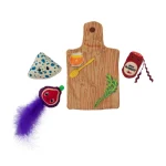 Quirky Kitty Charcuterie Board Kedi Oyun Matı 16659 - Görsel 2