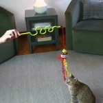 Mad Cat Nom Nom Kedi Otlu ve Matatabili Oyuncaklı Kedi Oltası 16718 - Görsel 3