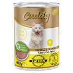 12 Adet Cuddy Kıyma Tavuk Etli Yetişkin Kedi Konservesi 400 g