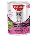 12 Adet Peteko Parça Tavuklu Yavru Kedi Konservesi 400 g