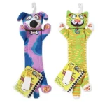 Fat Cat Yankers Dayanıklı Kanvas Kumaştan Sesli Köpek Oyuncağı (Kedi / Köpek) 660344