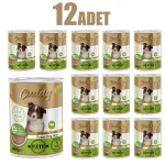 12 Adet Cuddy Kıyma Kuzu Etli Yavru Köpek  Konservesi 400 g - Görsel 2