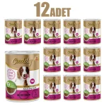 12 Adet Cuddy Parça Biftek Etli Yetişkin Köpek Konservesi 400 g - Görsel 2