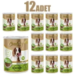 12 Adet Cuddy Parça Kuzu Etli Yetişkin Köpek Konservesi 400 g - Görsel 2