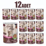 12 Adet How Meow Parça Yavru Kedi Konservesi Tavuklu 400 g - Görsel 2
