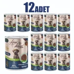 12 Adet How Meow Parça Yavru Köpek Konservesi Kuzulu 400 g - Görsel 2