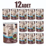 12 Adet How Meow Parça Yetişkin Kedi Konservesi Balıklı 400 g - Görsel 2