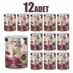 12 Adet How Meow Parça Yetişkin Kedi Konservesi Biftekli  400 g - Görsel 2