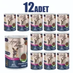 12 Adet How Meow Parça Yetişkin Köpek Konservesi Biftekli 400 g - Görsel 2