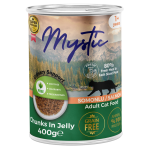 12 Adet Mystick Parça Somonlu Yetişkin Kedi Konservesi 400 g
