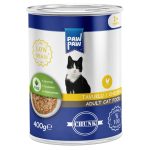 12 Adet Paw Paw Parça Tavuklu Yetişkin Kedi Konservesi 400 g