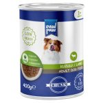 12 Adet Paw Paw Parça Kuzulu Yetişkin Köpek Konservesi 400 g