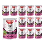 12 Adet Peteko Parça Tavuklu Yavru Kedi Konservesi 400 g - Görsel 2