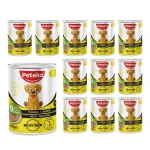 12 Adet Peteko Parça Tavuklu Yetişkin Köpek Konservesi 400 g - Görsel 2