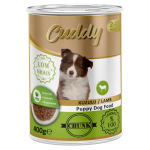 12 Adet Cuddy Parça Kuzulu Yavru Köpek Konservesi 400 g